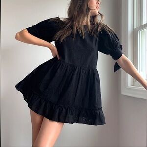 Aritzia Sunday Best Oregold Dress in Black XS